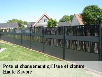 Pose et changement grillage et cloture Haute-Savoie 