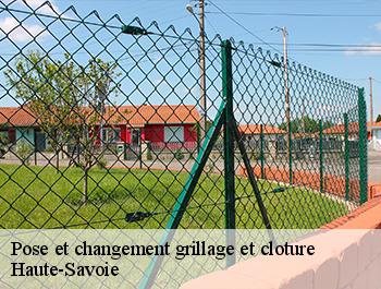 Pose et changement grillage et cloture Haute-Savoie 