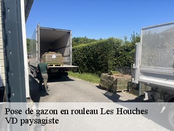 Pose de gazon en rouleau  les-houches-74310 VD paysagiste
