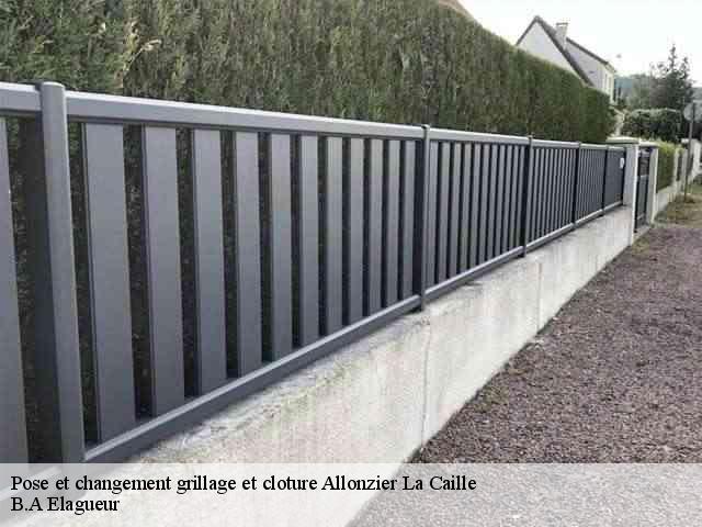 Pose et changement grillage et cloture  allonzier-la-caille-74350 B.A Elagueur