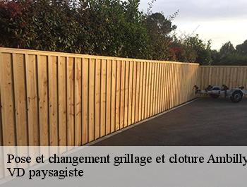 Pose et changement grillage et cloture