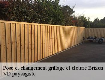 Pose et changement grillage et cloture