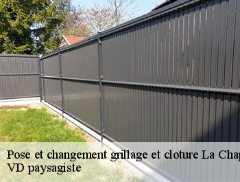 Pose et changement grillage et cloture  74410