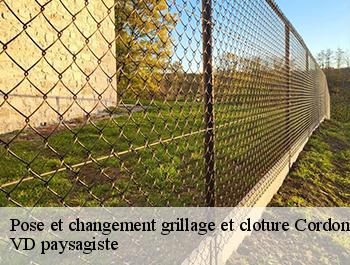 Pose et changement grillage et cloture  74700