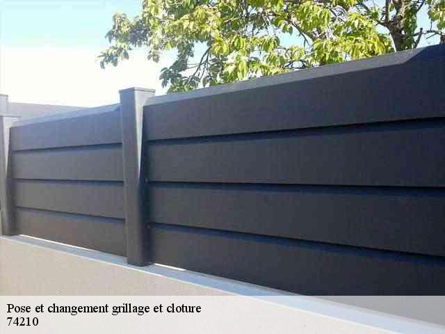 Pose et changement grillage et cloture 74210