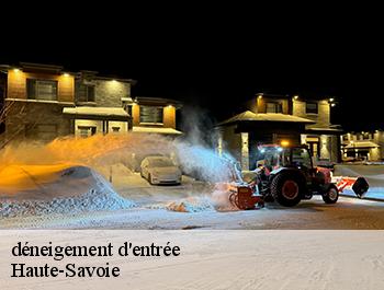 déneigement d'entrée Haute-Savoie 