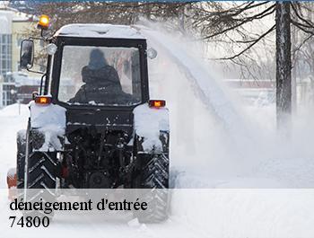 déneigement d'entrée  74800