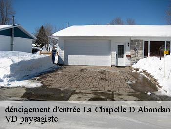 déneigement d'entrée  la-chapelle-d-abondance-74360 VD paysagiste