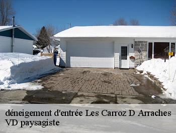 déneigement d'entrée les-carroz-d-arraches-74300 VD paysagiste